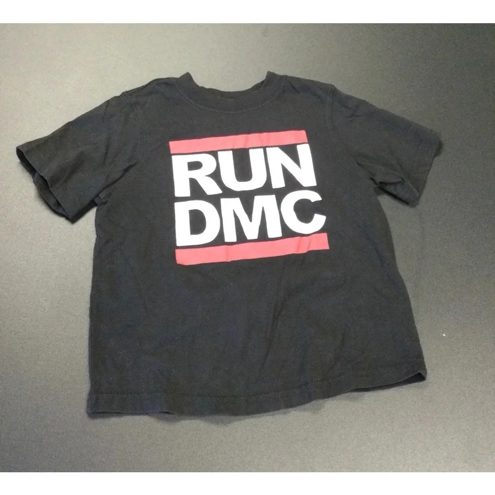 Boys Old‎ Navy T-Shirt Run DMC Black Red 5T